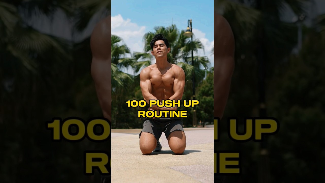 The 100 Push Up routine #pushupworkout #pushupchallenge #bodyweight #homeworkout